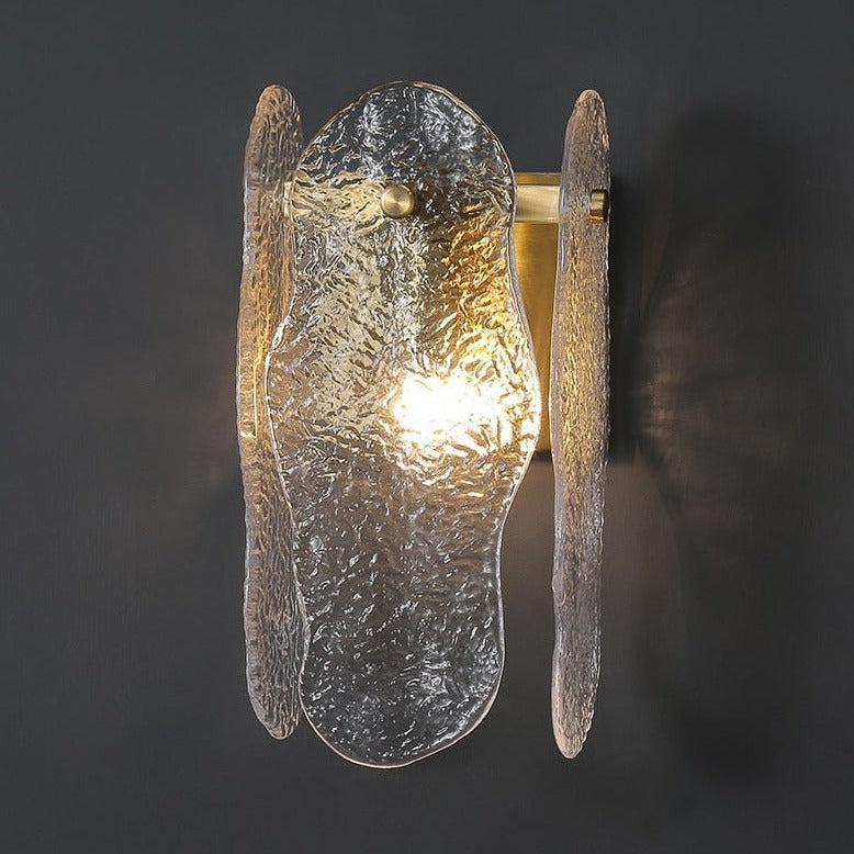 Glass & Copper Wall Sconce