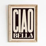 Inspired Ciao Bella Music Lyrics Gig Indie Rock Gift Concert Wall Art Canvas Painting Posters For Living Room Home Decor