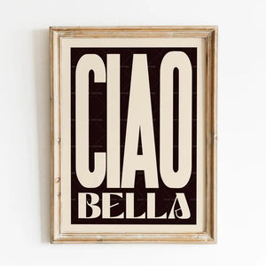 Inspired Ciao Bella Music Lyrics Gig Indie Rock Gift Concert Wall Art Canvas Painting Posters For Living Room Home Decor