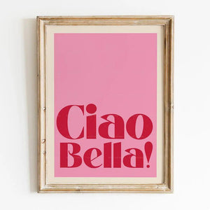 Inspired Ciao Bella Music Lyrics Gig Indie Rock Gift Concert Wall Art Canvas Painting Posters For Living Room Home Decor