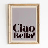 Inspired Ciao Bella Music Lyrics Gig Indie Rock Gift Concert Wall Art Canvas Painting Posters For Living Room Home Decor