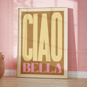 Inspired Ciao Bella Music Lyrics Gig Indie Rock Gift Concert Wall Art Canvas Painting Posters For Living Room Home Decor