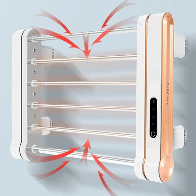 Intelligent UV Disinfection Towel Rack with No Odor Safe Clothes Drying Rack Household Electric Towel Rack