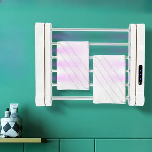 Intelligent UV Disinfection Towel Rack with No Odor Safe Clothes Drying Rack Household Electric Towel Rack