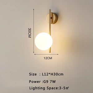 Interior LED Wall Lamp for Background Living Room with 7w G9 Bulb Indoor Wall Lights Wall Sconce for Bedroom Dining Room