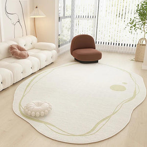 Irregular Ins Style Plush Carpets Home Bedroom Decor Bedside Carpet Minimalist Cloakroom Lounge Rug Modern Home Living Room Rugs