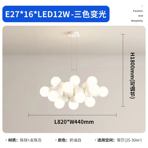 Italian Designer Style Living Room Pendant Lamp Cream Style Dining Table Dining Hall Restaurant Pendant Lamp 2023 New Chandelier