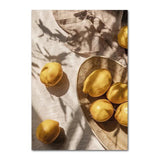 Italian Town Lemon Orange Harvest Poster and Prints Home Garden Plants Canvas Painting Car Bike Interior Decor Picture Wall Art