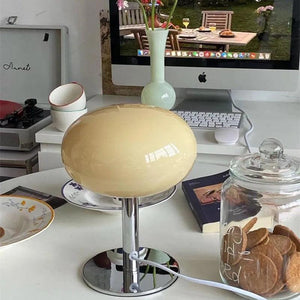 Joylove Girl Bedside Lamp Bedroom Lollipop Decorative Table Lamp Bauhaus Post modern Minimalist Nordic Retro Glass Table Lamps