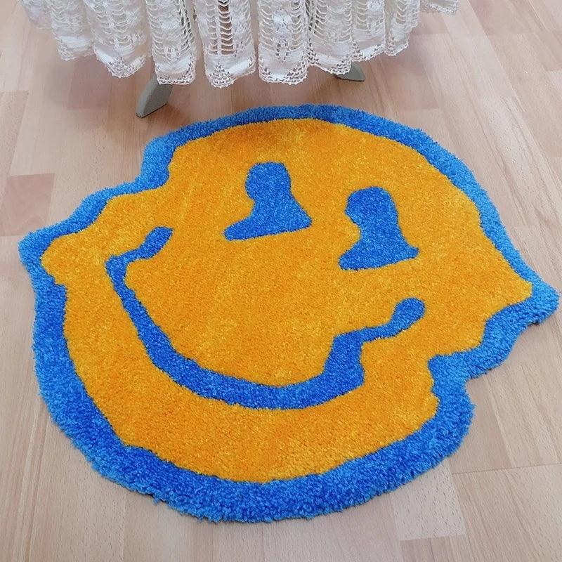 LAKEA Twisted Smiling Plush Carpet Rug Purely Handmade Soft Suitable for Room Decor Fluffy Carpets Bedroom Bathroom