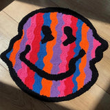 LAKEA Twisted Smiling Plush Carpet Rug Purely Handmade Soft Suitable for Room Decor Fluffy Carpets Bedroom Bathroom