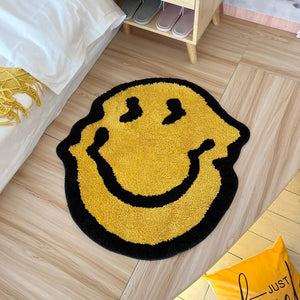 LAKEA Twisted Smiling Plush Carpet Rug Purely Handmade Soft Suitable for Room Decor Fluffy Carpets Bedroom Bathroom