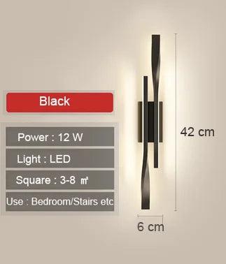 LED Bedroom Wall Lamp Wall Sconces Copper Line Pipe Acrylic Lampshade Indoor Lighting for Living Room Corridor Light Fixture