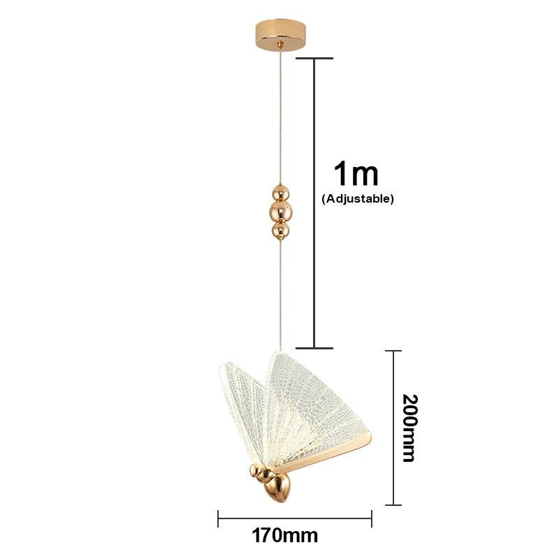 LED Wall Lamp Modern Creative Nordic Butterfly Wall Light Bedroom Living Room Bedside Staircase Corridor Aisle Lighting