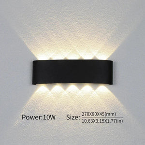 LED Wall Lamp Outdoor Waterproof Interior Wall Light 2W 4W 6W 8W 10Wminimalist creative bedroom bedside lamp