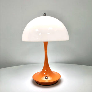 LED mushroom small table lamp portable USB charging dimmable flower bud lamp bedroom bedside lamp