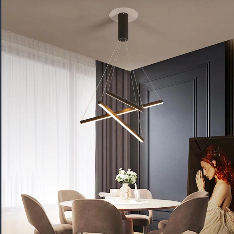 LUXURIOUS - Black Minimalist LED Pendant light