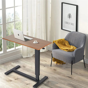 Large Rolling Overbed Laptop Desk Height Adjustable Table Stand for Hospital US Bedside Tray