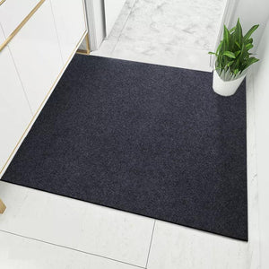 Large Thin Carpet for Mall Door Entrance Doormat Outdoor Indoor Floor Mat Non Slip Living Room Rugs Grey Kitchen Mat Can Be Cut