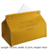 Leather Tissue Box Car Tissue Box Home Living Room Decoration Bedroom Kitchen Desktop Nordic Large Storage Box Napkin Holder