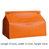 Leather Tissue Box Car Tissue Box Home Living Room Decoration Bedroom Kitchen Desktop Nordic Large Storage Box Napkin Holder