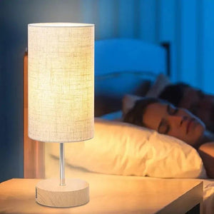 Led Bedside Lamp 3000K Brightness Adjustable Touch Switch Table Lamp With Extended Charging Port For Bedroom Desktop Decoration