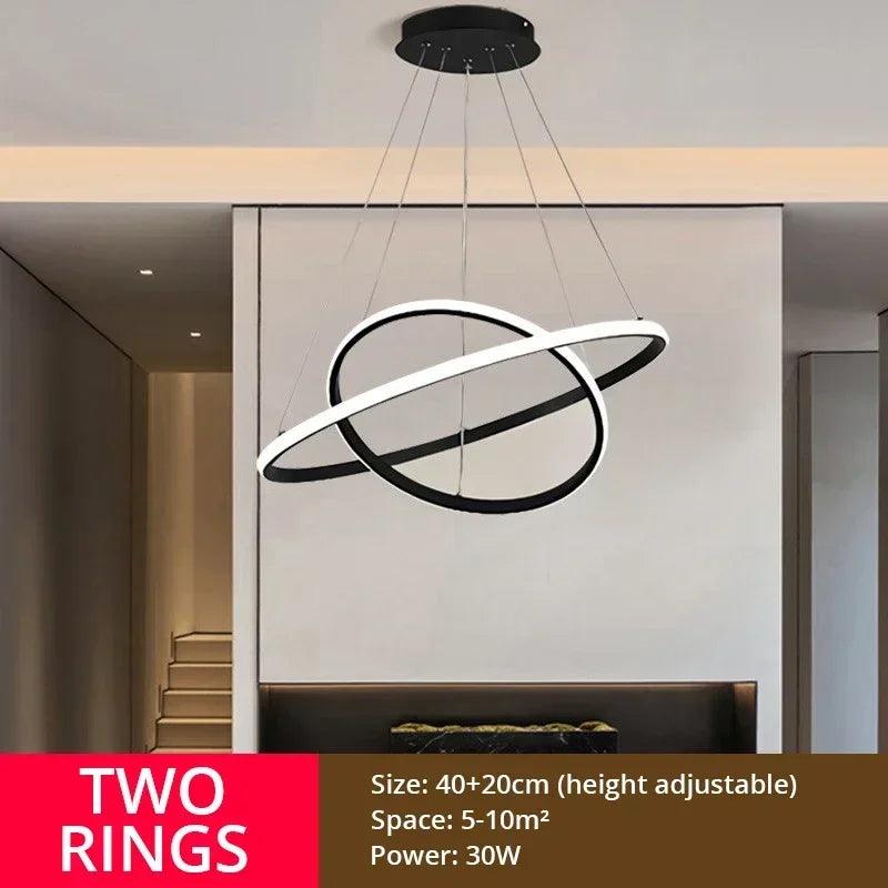 Led Chandelier For Dining Lamps Modern Luxury Design And Hanging Lamp For Ceiling Living Room Lustre Pendant Lighting Fixture