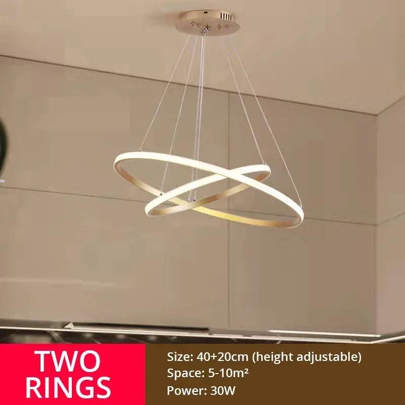 Led Chandelier For Dining Lamps Modern Luxury Design And Hanging Lamp For Ceiling Living Room Lustre Pendant Lighting Fixture