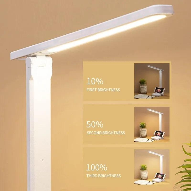 Led Touch Folding Table Lamp Bedside Reading Eye Protection Night Lamp USB Charging Styles