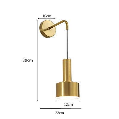 Led Wall Lamps Minimalist Bedside Lights Luxury Nordic Minimalist Modern Personality Creative Hotel Living Bedroom TV Wall Lamp