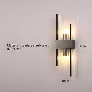 Light Luxury Wall Lamp Modern LED Gold Wall Light Indoor Lighting Wall Sconce Home Decor for Living Room Bedroom Bedside Stairs