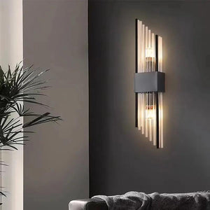 Light Luxury Wall Lamp Modern LED Gold Wall Light Indoor Lighting Wall Sconce Home Decor for Living Room Bedroom Bedside Stairs