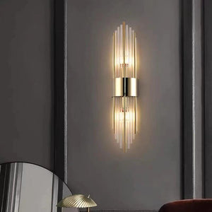 Light Luxury Wall Lamp Modern LED Gold Wall Light Indoor Lighting Wall Sconce Home Decor for Living Room Bedroom Bedside Stairs