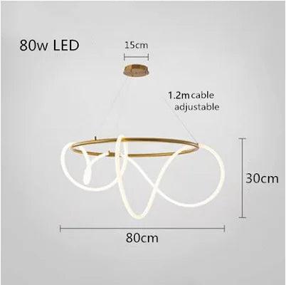 Snake - Linear Modern Long Hose Led Ceiling Light