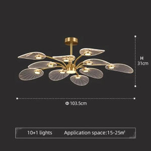 Living Room Ceiling Chandelier Modern Interior Decoration Study Bedroom Pendant Light Dining Room Kitchen Chandelier Led Lamp