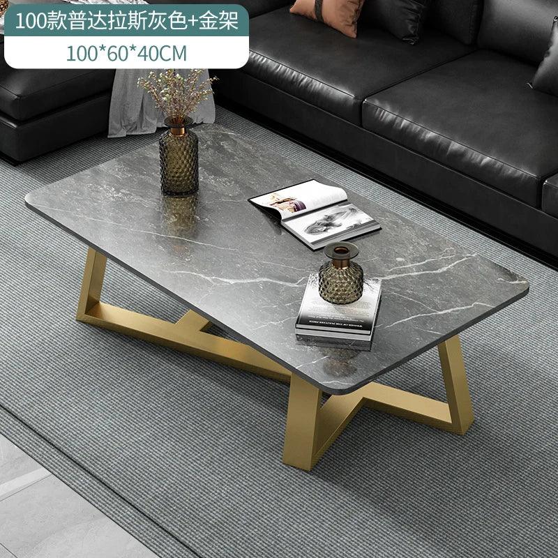 Living Room Coffee Tables Modern Design Marble Nightstands Nordic Metal Dressing Table Set Meubles De Salon Bedroom Furniture