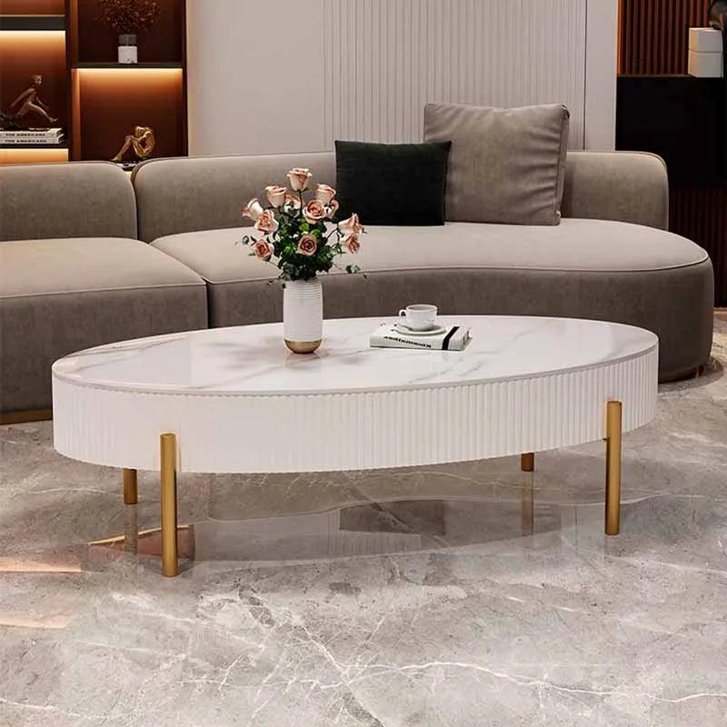 Luxury Coffee Tables White Marble Nordic Living Room Center Floor Coffee Tables Dining Tavolino Da Salotto Nordic Furniture