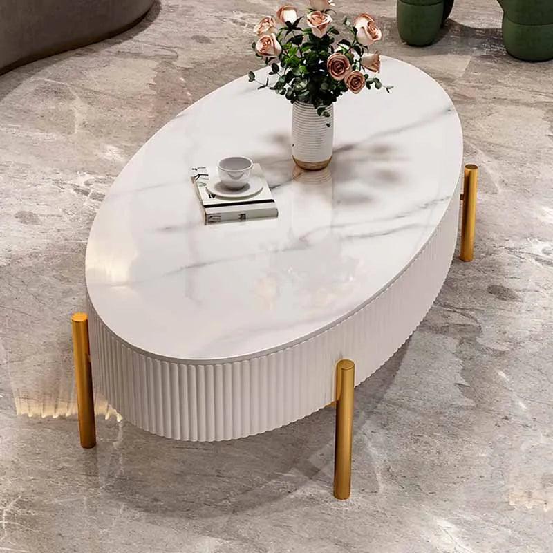 Luxury Coffee Tables White Marble Nordic Living Room Center Floor Coffee Tables Dining Tavolino Da Salotto Nordic Furniture