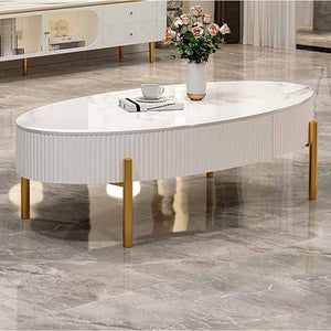 Luxury Coffee Tables White Marble Nordic Living Room Center Floor Coffee Tables Dining Tavolino Da Salotto Nordic Furniture