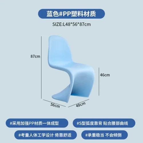 Luxury Furniture Accessories Dining Chairs Set Luxury Modern Library Furniture Plastic Chair Postmodern Salon Styling Designer