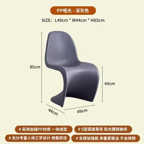 Luxury Furniture Accessories Dining Chairs Set Luxury Modern Library Furniture Plastic Chair Postmodern Salon Styling Designer