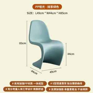 Luxury Furniture Accessories Dining Chairs Set Luxury Modern Library Furniture Plastic Chair Postmodern Salon Styling Designer