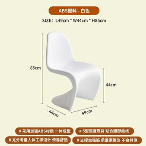 Luxury Furniture Accessories Dining Chairs Set Luxury Modern Library Furniture Plastic Chair Postmodern Salon Styling Designer