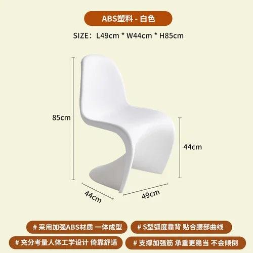 Luxury Furniture Accessories Dining Chairs Set Luxury Modern Library Furniture Plastic Chair Postmodern Salon Styling Designer