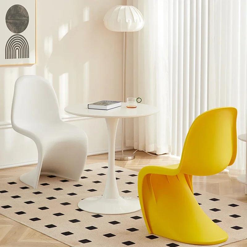 Luxury Furniture Accessories Dining Chairs Set Luxury Modern Library Furniture Plastic Chair Postmodern Salon Styling Designer