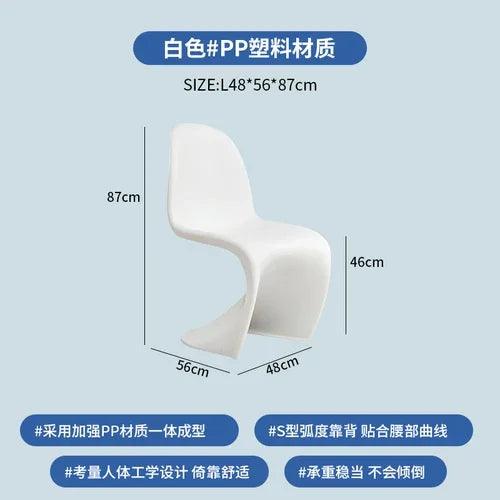 Luxury Furniture Accessories Dining Chairs Set Luxury Modern Library Furniture Plastic Chair Postmodern Salon Styling Designer