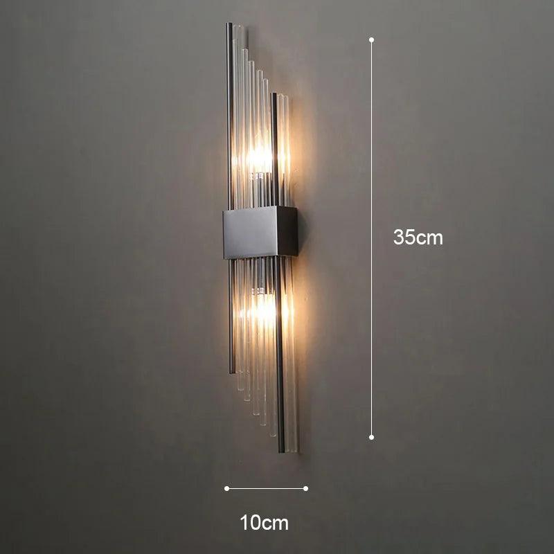 Luxury Wall Lamp Modern LED Gold Wall Light Indoor Lighting Wall Sconce Home Decor for Living Room Bedroom Bedside Stairs