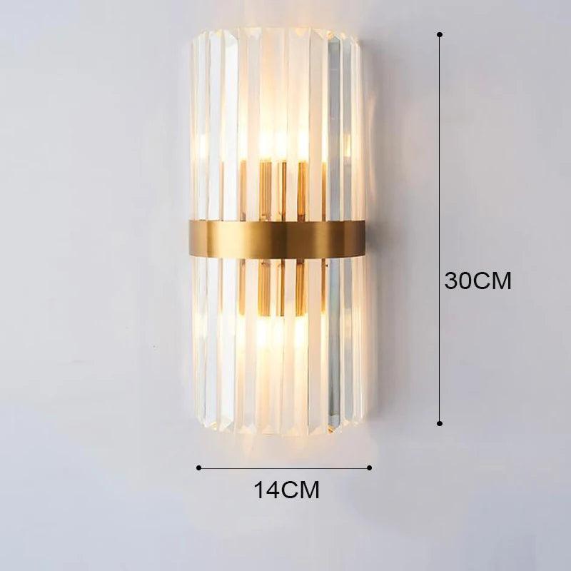 Luxury Wall Lamp Modern LED Gold Wall Light Indoor Lighting Wall Sconce Home Decor for Living Room Bedroom Bedside Stairs