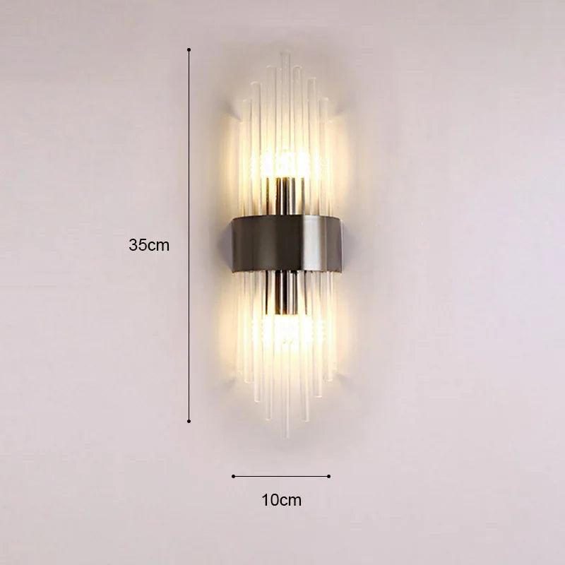 Luxury Wall Lamp Modern LED Gold Wall Light Indoor Lighting Wall Sconce Home Decor for Living Room Bedroom Bedside Stairs