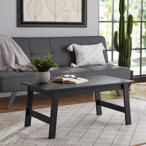 Mainstays Wood Rectangle Coffee Table tea table coffee table living room tables